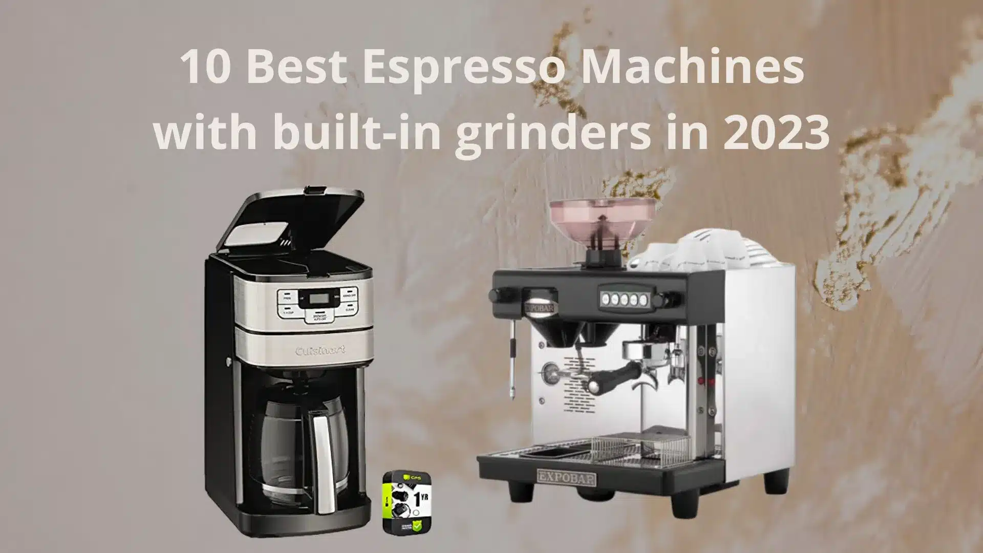 10 Best Espresso Machines with built-in grinders in 2023
